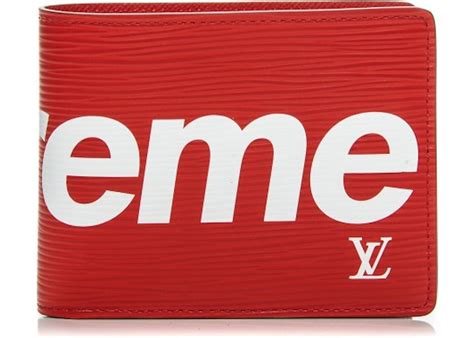 supreme louis vuitton slender wallet price|Supreme Supreme x Louis Vuitton Slender Wallet (Red) .